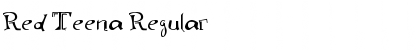 Download Red Teena Font Download Red Teena Font