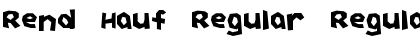 Download Rend Hauf Regular Font Download Rend Hauf Regular Font