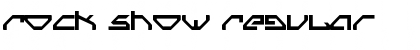Download Rock Show Font Download Rock Show Font