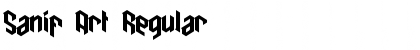 Download Sanif Art Font Download Sanif Art Font