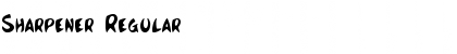 Download Sharpener Font Download Sharpener Font