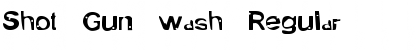 Download Shot Gun wash Font Download Shot Gun wash Font