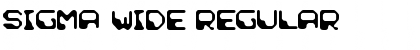 Download Sigma Wide Font Download Sigma Wide Font