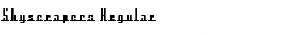 Download Skyscrapers Font Download Skyscrapers Font
