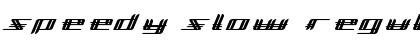 Download Speedy Slow Font Download Speedy Slow Font