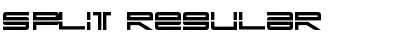 Download SPLIT Font Download SPLIT Font