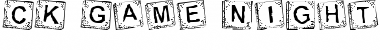 Download CK Game Night Font Download CK Game Night Font