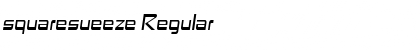 Download squaresueeze Font Download squaresueeze Font