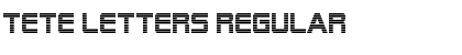 Download Tete Letters Font Download Tete Letters Font