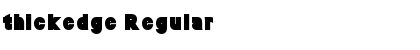 Download thickedge Font Download thickedge Font
