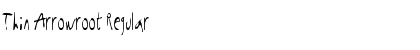 Download Thin Arrowroot Font Download Thin Arrowroot Font