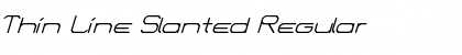 Download Thin Line Slanted Font Download Thin Line Slanted Font