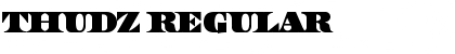 Download Thudz Font Download Thudz Font