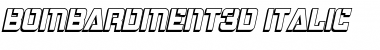 Download Bombardment 3D Font Download Bombardment 3D Font