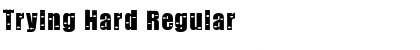 Download Trying Hard Font Download Trying Hard Font