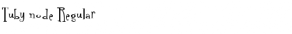 Download Tuby node Font Download Tuby node Font