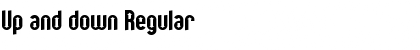 Download Up and down Font Download Up and down Font