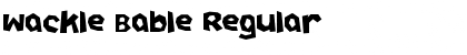 Download Wackle Bable Font Download Wackle Bable Font