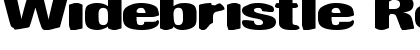 Download Widebristle Font Download Widebristle Font