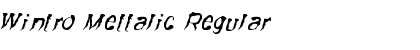 Download Wintro Mettalic Font Download Wintro Mettalic Font