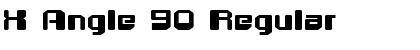 Download X Angle 90 Font Download X Angle 90 Font