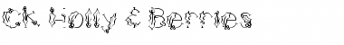Download CK Holly & Berries Font Download CK Holly & Berries Font
