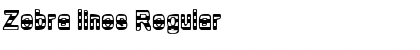 Download Zebra lines Font Download Zebra lines Font