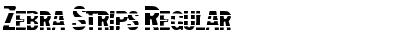 Download Zebra Strips Font Download Zebra Strips Font