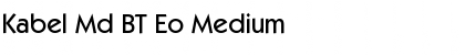 Download Kabel Md BT Eo Font Download Kabel Md BT Eo Font