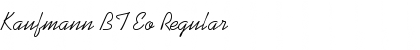 Download Kaufmann BT Eo Font Download Kaufmann BT Eo Font