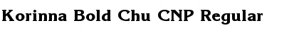 Download Korinna Bold Chu CNP Font Download Korinna Bold Chu CNP Font