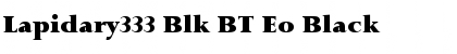 Download Lapidary333 Blk BT Eo Font Download Lapidary333 Blk BT Eo Font