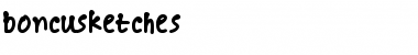 Download boncu sketches Font Download boncu sketches Font
