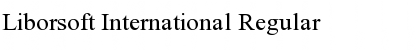 Download Liborsoft International Font Download Liborsoft International Font