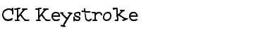 Download CK Keystroke Font Download CK Keystroke Font