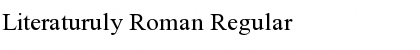 Download Literaturuly Roman Font Download Literaturuly Roman Font