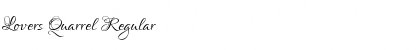 Download Lovers Quarrel Font Download Lovers Quarrel Font