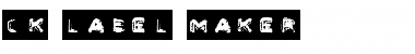 Download CK Label Maker Font Download CK Label Maker Font