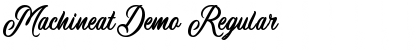 Download MachineatDemo Font Download MachineatDemo Font