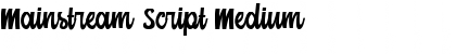 Download Mainstream Script Font Download Mainstream Script Font
