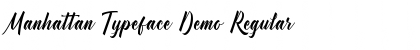Download Manhattan Typeface Demo Font Download Manhattan Typeface Demo Font