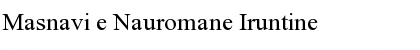 Download Masnavi e Nauromane Font Download Masnavi e Nauromane Font