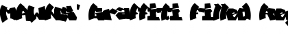 Download MAWNS' Graffiti Filled Font Download MAWNS' Graffiti Filled Font