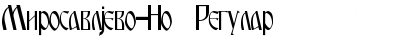 Download Mirosavljevo-No Font Download Mirosavljevo-No Font