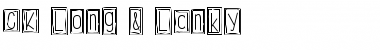 Download CK Long & Lanky Font Download CK Long & Lanky Font