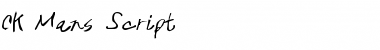 Download CK Man's Script Font Download CK Man's Script Font