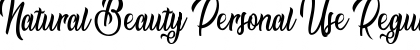 Download Natural Beauty Personal Use Font Download Natural Beauty Personal Use Font