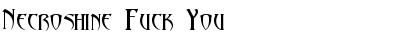 Download Necroshine Font Download Necroshine Font