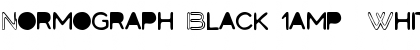 Download Normograph Black & White Font Download Normograph Black & White Font
