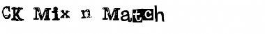 Download CK Mix n Match Font Download CK Mix n Match Font